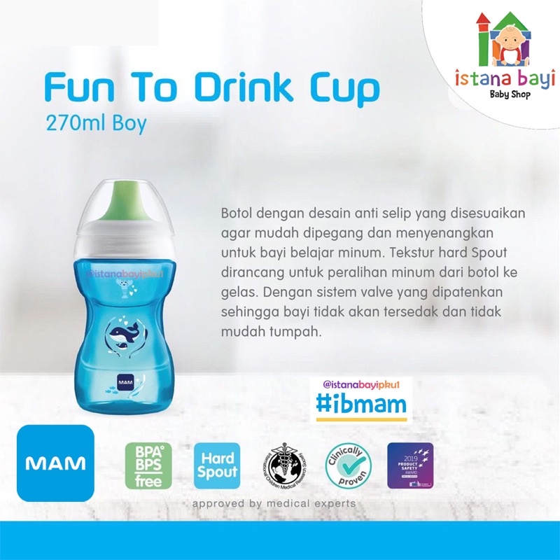 MAM Fun To Drink Cup - Botol Minum Anak