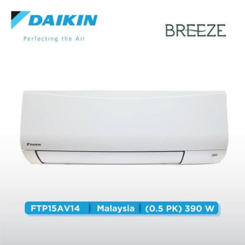 AC Daikin Malaysia 1/2PK 0.5PK FTP15AV14 / 15AV (Khusus Kota Jambi - Unit Only)