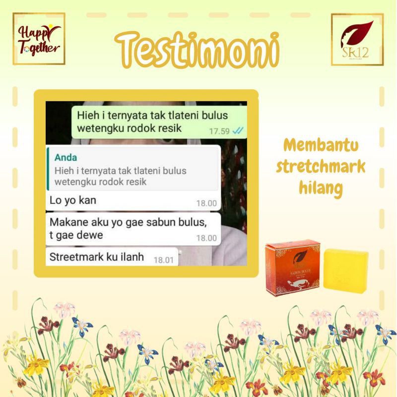 BEST SELLER ! SABUN BULUS SR12 HERBAL  / BPOM TERLARIS! SABUN WAJAH / SABUN GATAL / SABUN BULUS BAR SOAP ORIGINAL AMAN / BULUS SR12 / SABUN GATAL PALING AMPUH / PENGHILANG BAU BADAN AMPUH BPOM