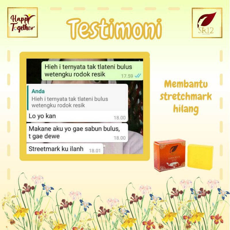 BEST SELLER ! SABUN BULUS SR12 HERBAL  / BPOM TERLARIS! SABUN WAJAH / SABUN GATAL / SABUN BULUS BAR SOAP ORIGINAL AMAN / BULUS SR12 / SABUN GATAL PALING AMPUH / PENGHILANG BAU BADAN AMPUH BPOM