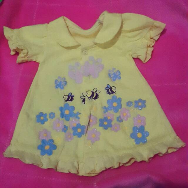 Baju bayi kancing depan preloved