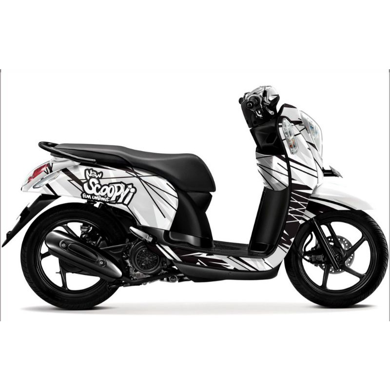 DECAL SCOOPY FI 2013 - 2016 FULL BODY - STICKER SCOOPY FI FULL BODY CUSTOM STIKER SCOOPY 2013 2014 2