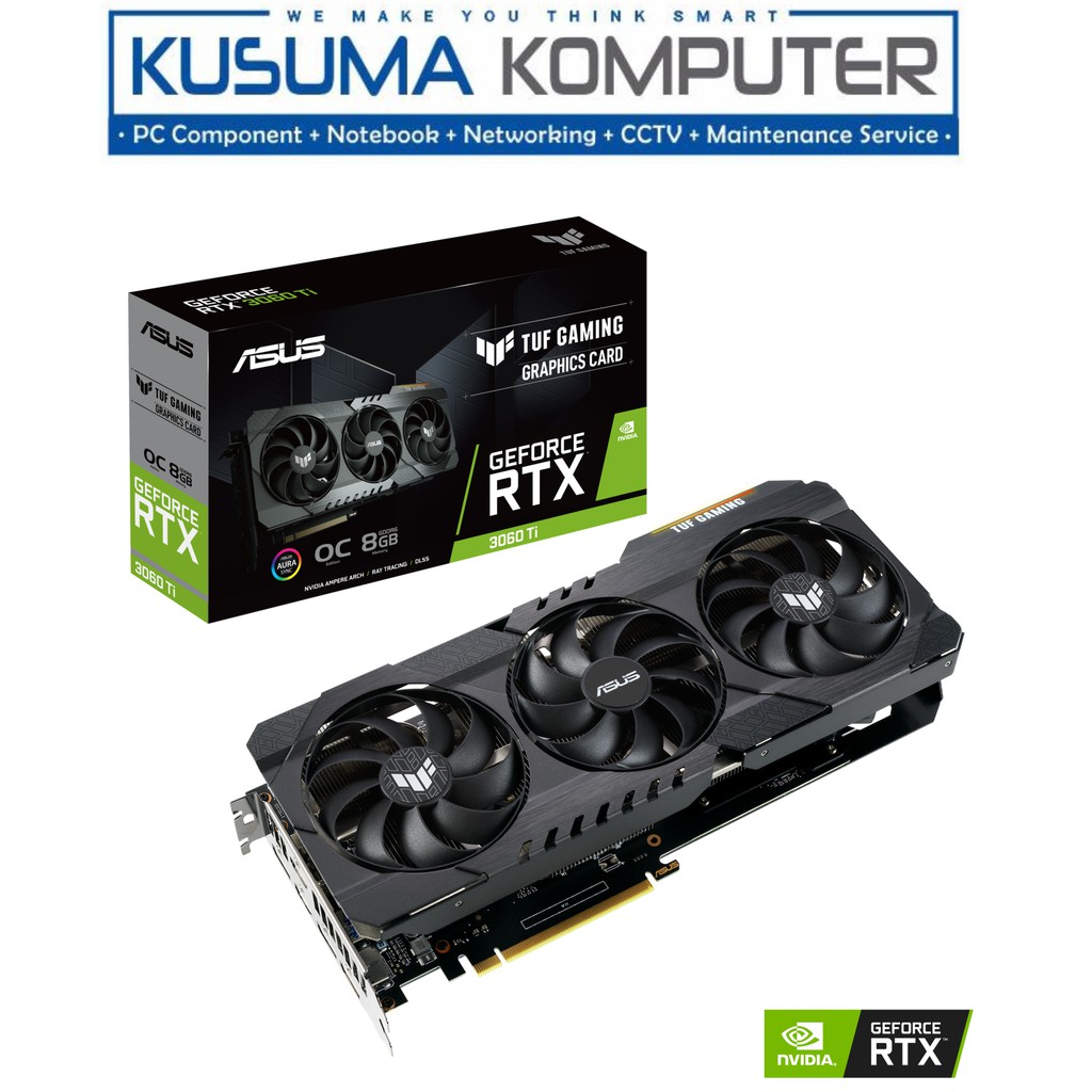 ASUS TUF Gaming GeForce RTX 3060 Ti OC Edition 8GB GDDR6