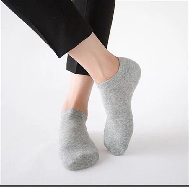 Kaos Kaki Polos Semata Kaki / Kaos Kaki Pendek Polos-Abu - Abu