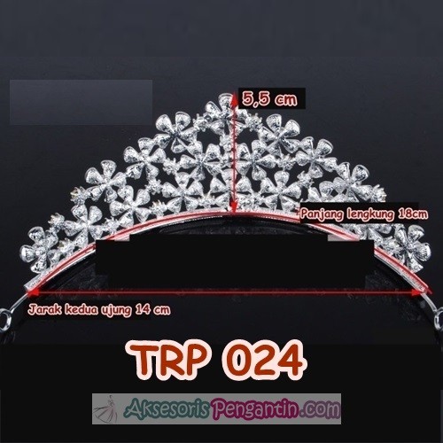 [READY STOCK] AKSESORIS RAMBUT CROWN WEDDING HEADPIECE PENGANTIN BUNGA TRP024