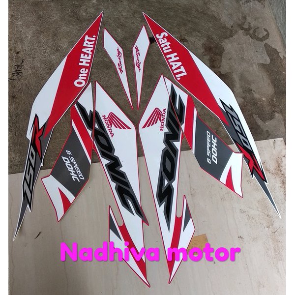 sticker striping stiker honda sonic 2018