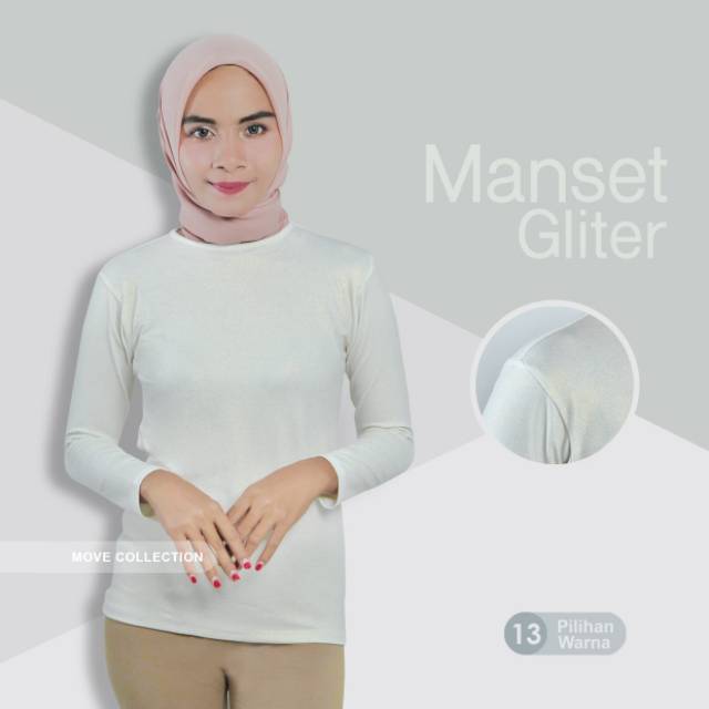 Manset Gliter/Inner Gliter/ Inner Kebaya Gliter Allsize