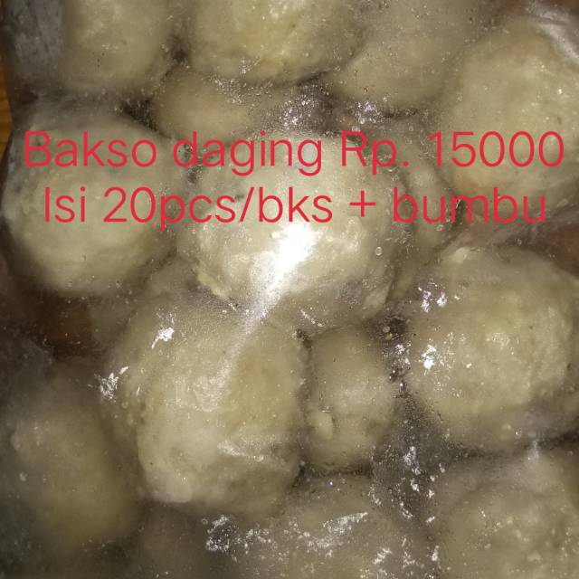 

FROZEN FOOD - BAKSO DAGING - BAKSO SAPI - ENAK HOMEMADE BOGOR