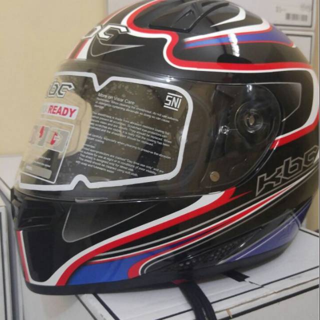 Helm KBC full face motif black ORIGINAL 100%