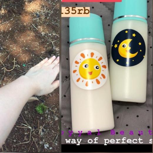 ☟ [ EGYPT WHITE ] ~ LOTION PEMUTIH PAGI & MALAM ☃