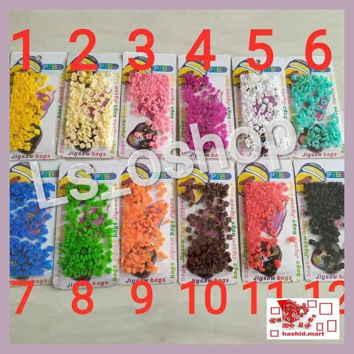 

T7Ryh6R7- Pixel Bits Refill Untuk Tas Lego / Tempat Pensil Lego Ada 12Warna Tufjt79Tt-