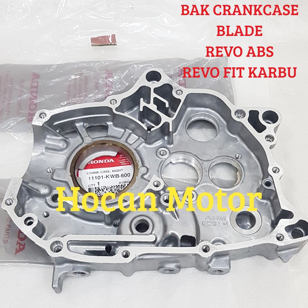 BLOK BAK CRANKCASE KANAN BLADE.REVO ABSOLUTE 11101-KWB-600 ASLI AHM