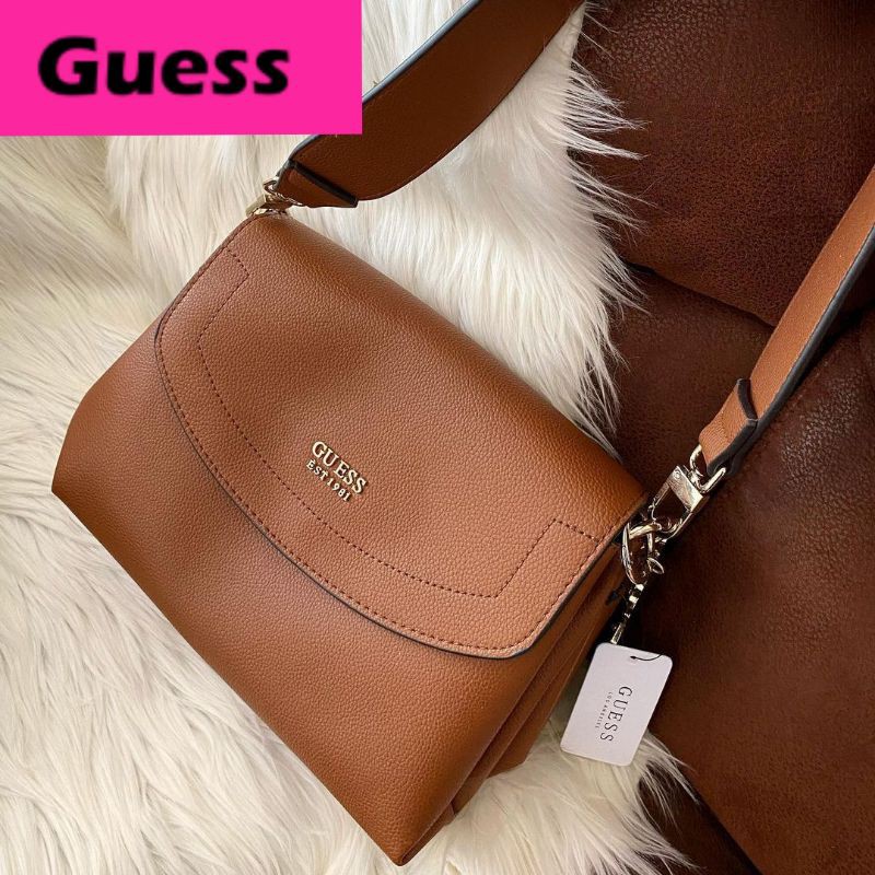 Tas Shoulder Bag Wanita Import, Shoulder Bag Original / Guess