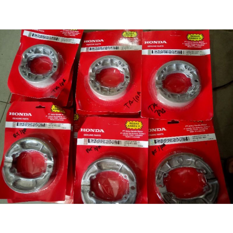 Kampas tromol Kampas rem belakang kampas rem supra kampas rem beat original Honda