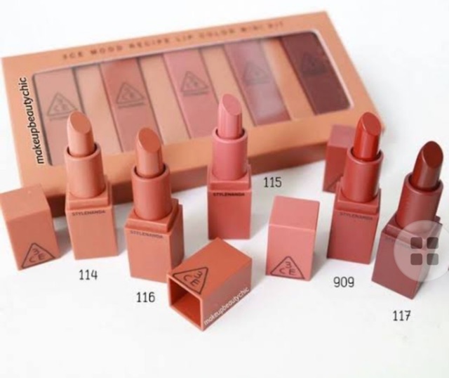 [ PER SET ISI 5PCS ] 3CE LIPSTICK ISI 5