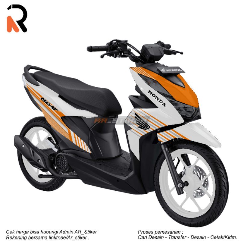 Decal Sticker Honda Beat street 2022