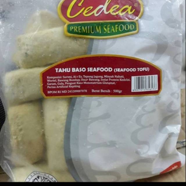 

Cedea baso seafood (seafood Tofu) 500g