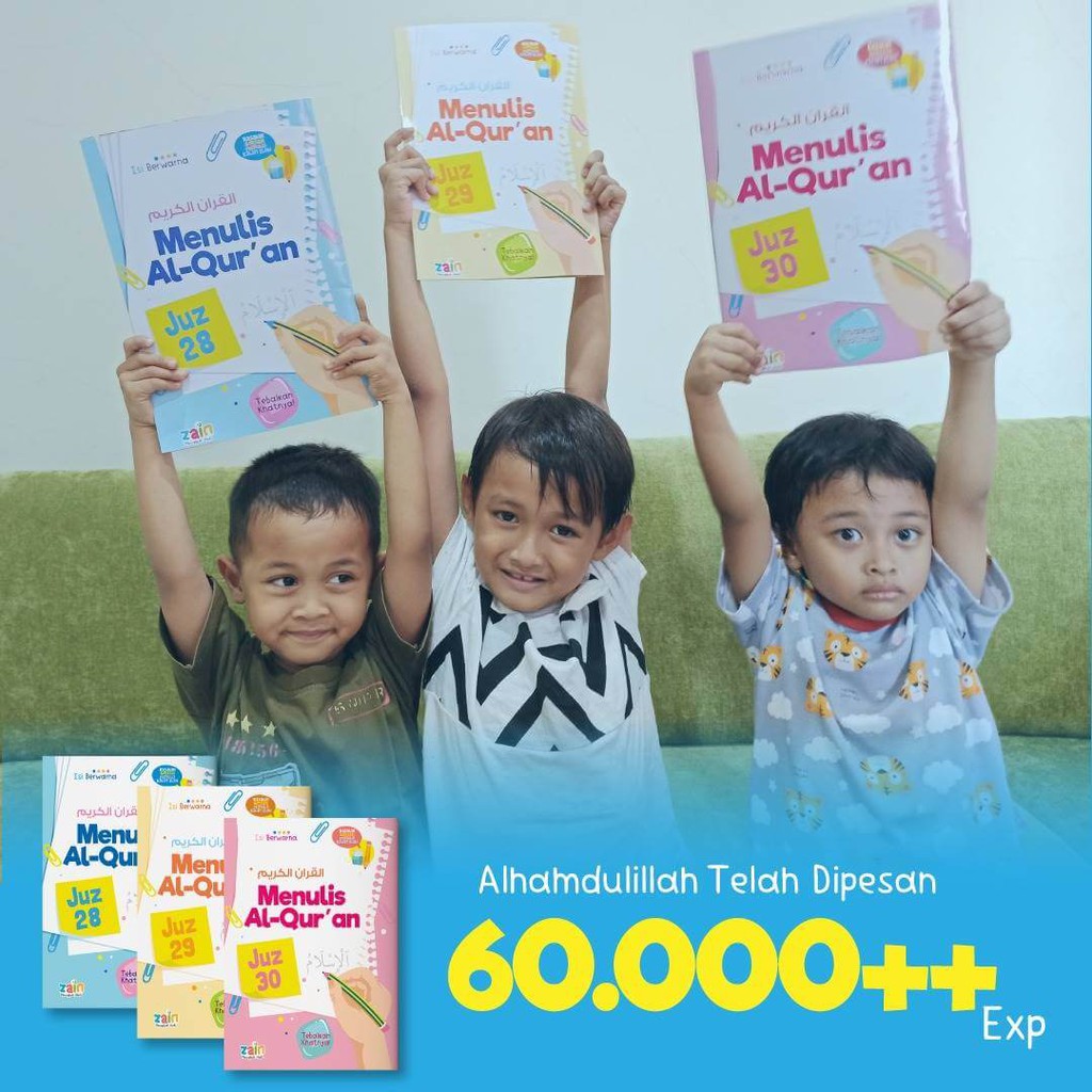 Mushaf Tulis Al-Quran Juz 28, 29 dan 30