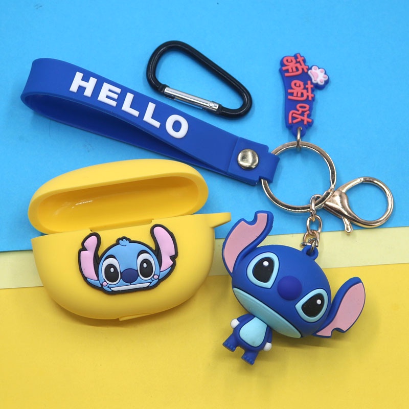 Casing Soft Case Silikon Motif Kartun Stitch Lucu Untuk Oppo Enco X