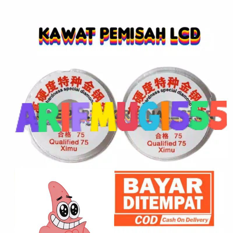 KAWAT BENANG PEMISAH PEMBUKA KACA LCD TOUCHSCREEN ORIGINAL