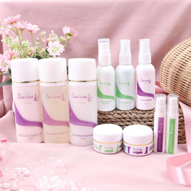 Zaviera skincare glowing acne by illona