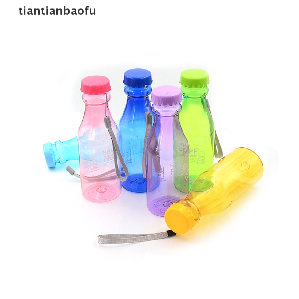 Botol Air Portabel Bahan Plastik Bebas bpa Tahan Bocor Ukuran 500ml Untuk travel