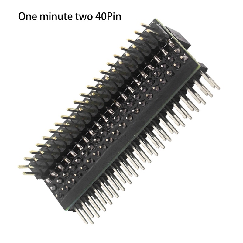 Btsg Untuk Raspberry Pi 40-Pin GPIO 1sampai2 Papan Ekspanding 2x20-Pin Strip Baris Ganda Konektor GPIO Lurus Pin Header