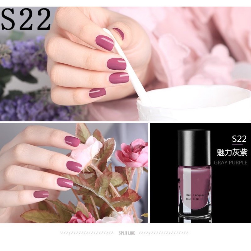 (21-41) OYAFUN KUTEK HALAL PEEL OFF MUSLIMAH WARNA LENGKAP 7ml kutek peel off water base nail polish