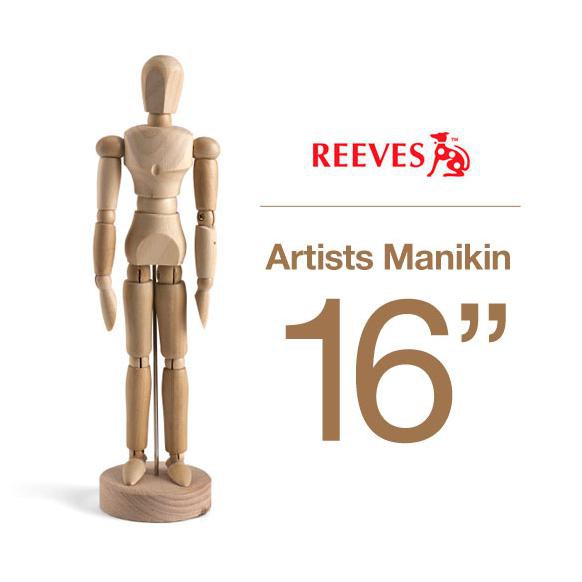 

Ready Stok! Reeves 16" Wooden Artists Manikin Terpercaya