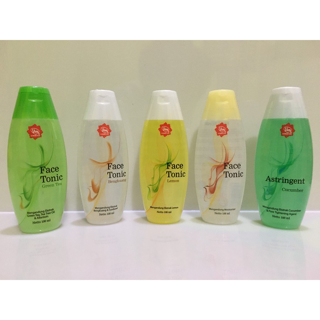 viva milk cleanser (pembersih) 100ml/ face tonic 100ml