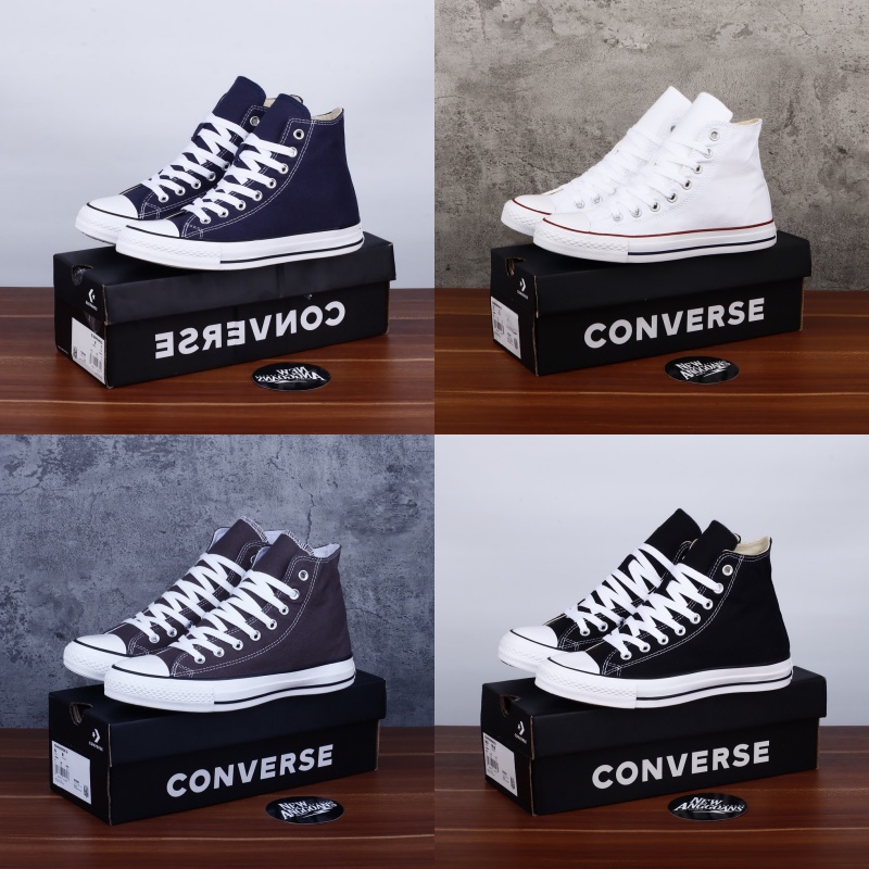 (GRATIS ONGKIR) SEPATU CONVERSE ALL STAR HIGH BLACK WHITE