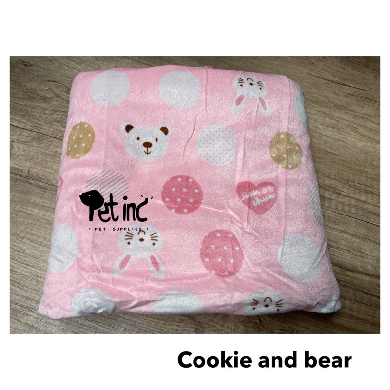 Pet fleece blanket ukuran L 70x100cm