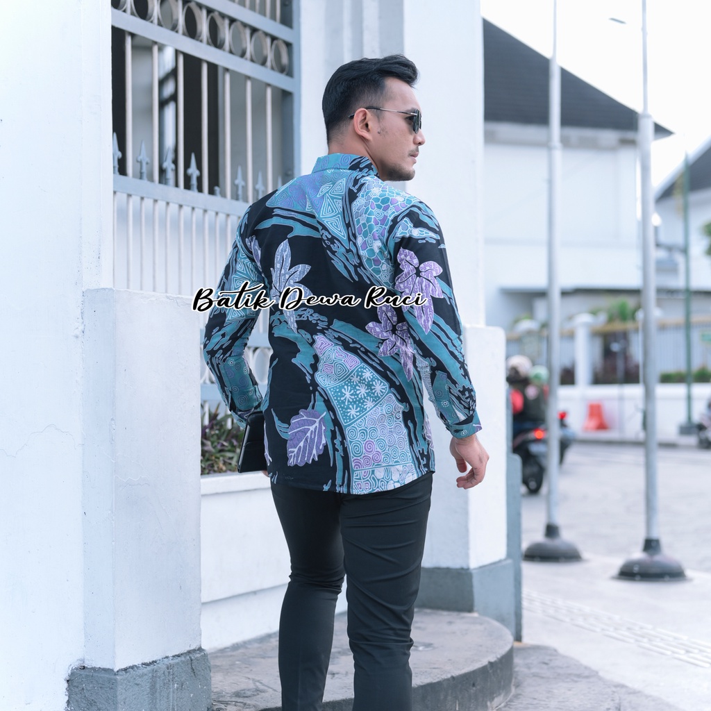 Batik Pria SURAJAYA  Katun Halus Full Furing High Quality