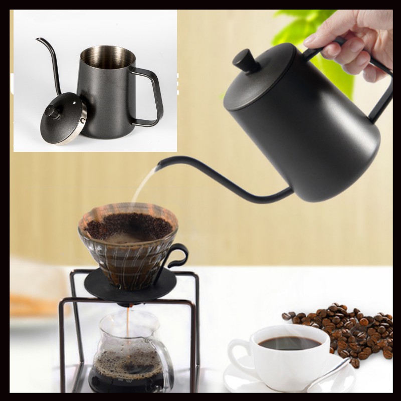 Teko Kopi Leher Angsa Coffee Maker Pot Long Mouth Drip Kettle Teko Kopi