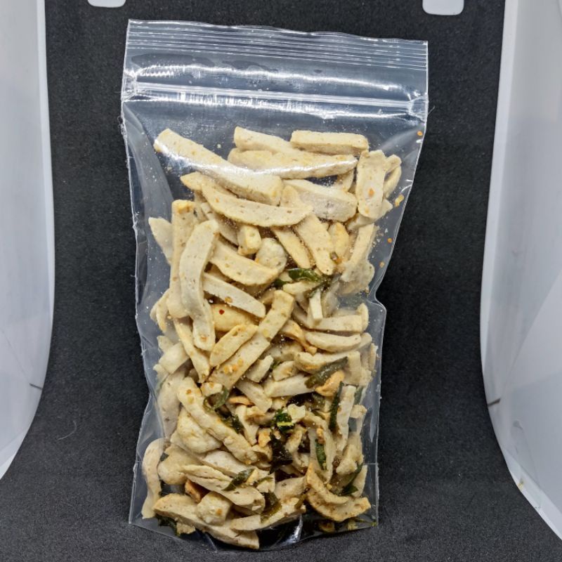 Basreng pedas daun jeruk 75grm /baso goreng/setik basreng pedas daun jeruk-Original