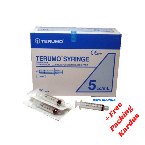 Spuit Syringe 1cc, 3cc, 5cc, 10cc Terumo - Disposable Syringe Terumo - Alat Suntikan Terumo - BOX