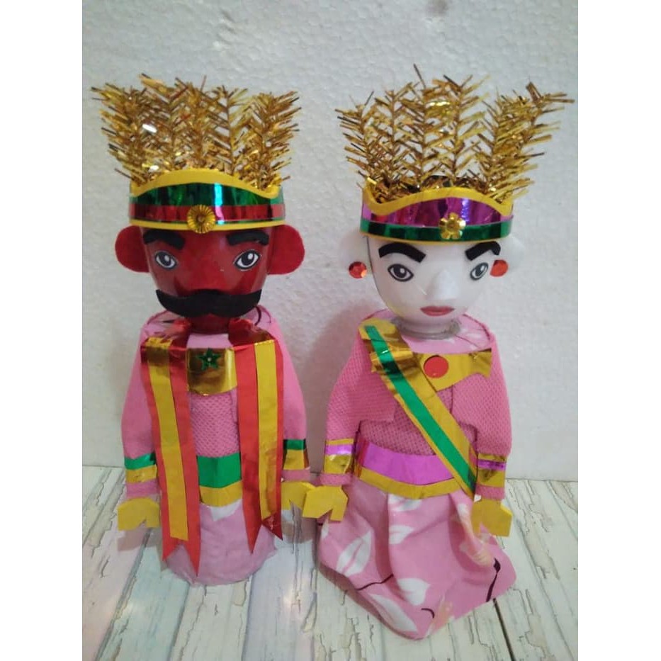 Dijual Boneka Ondel-ondel / Souvenir Ondel-ondel / Miniatur Ondel-ondel Murah