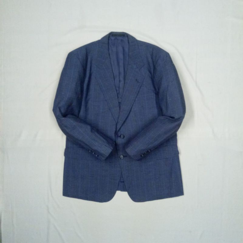 j02/BZAU/size L/jas biru/blazer biru motif/blazer biru murah/blazer cowok/blazer murah pria/jas biru