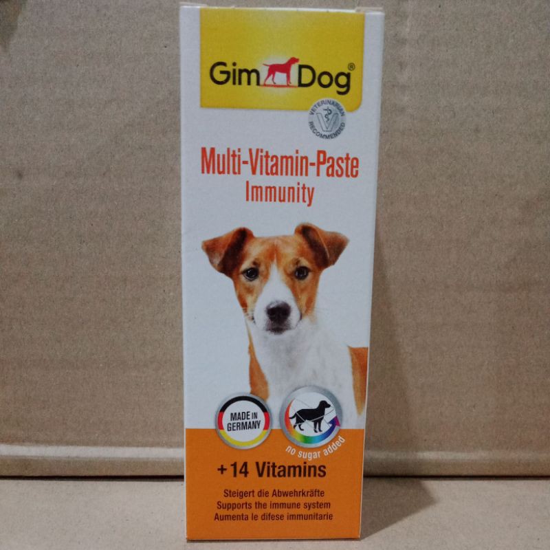Multi-Vitamin Paste 50 gram GIMDOG Immunity 14 Vitamin Anjing Dog GIM DOG GIMPET