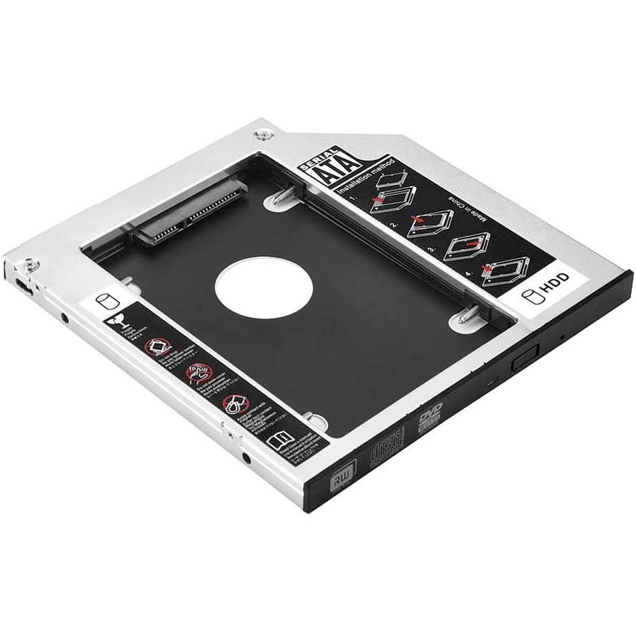 HDD Caddy Tipis (Slim) 9.5mm Sata To Sata III / Dvd Slot To Hdd Slot