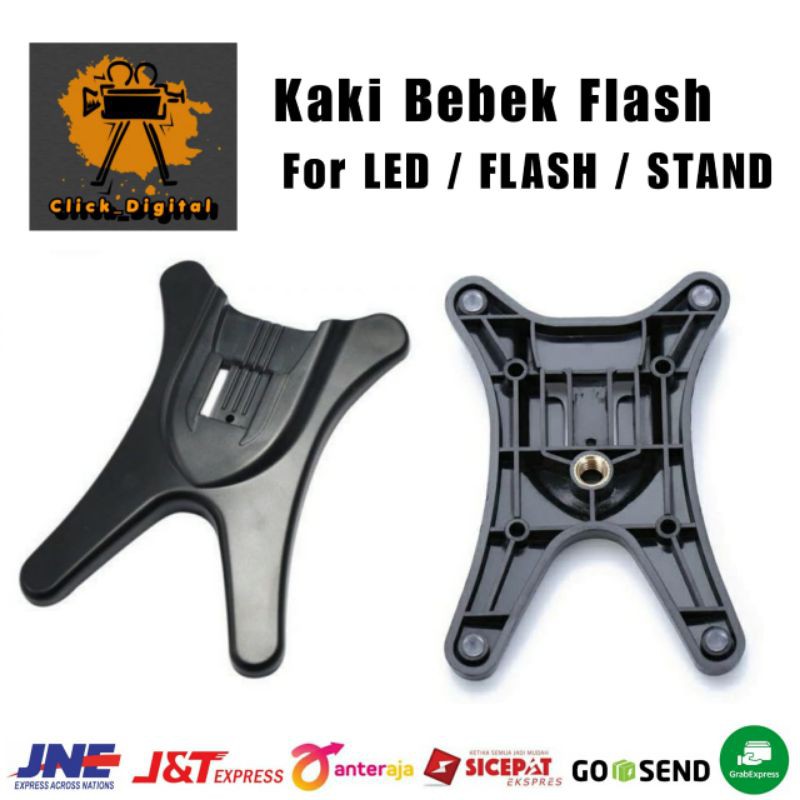 Kaki Bebek Flash Universal Universal Flash Stand Canon Nikon Sony Dll Shopee Indonesia