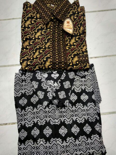 Kemeja Batik Pria Kode Pb 132 |   Batik Kenongo Batik Murah Keren M L Xl