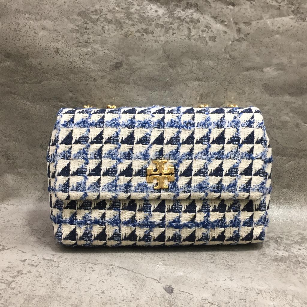 Tory Burch Kira Chevron Tweed Small Convertible