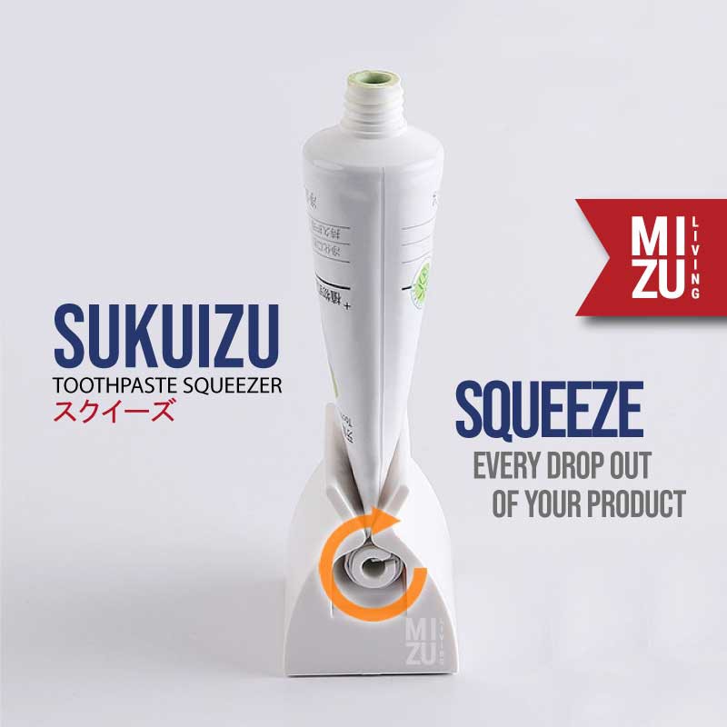 MIZU SUKUIZU Toothpaste Squeezer Jepitan Odol Pencentan Skincare Tube Penjepit Tabung Lotion Cream