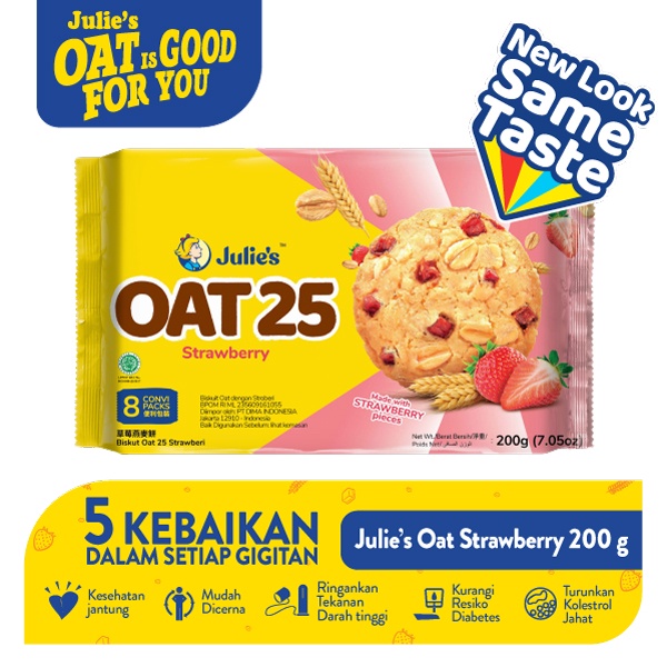 

Julies Oat Strawberry 200 gr