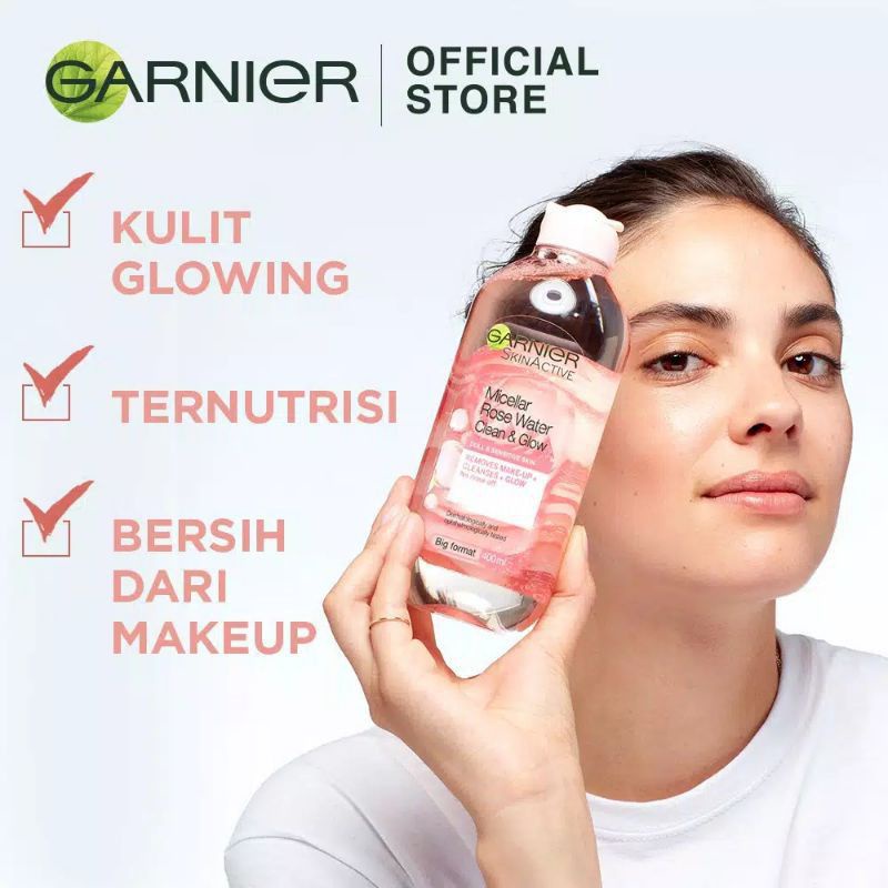 GARNIER MICELLAR WATER ROSE 400ML