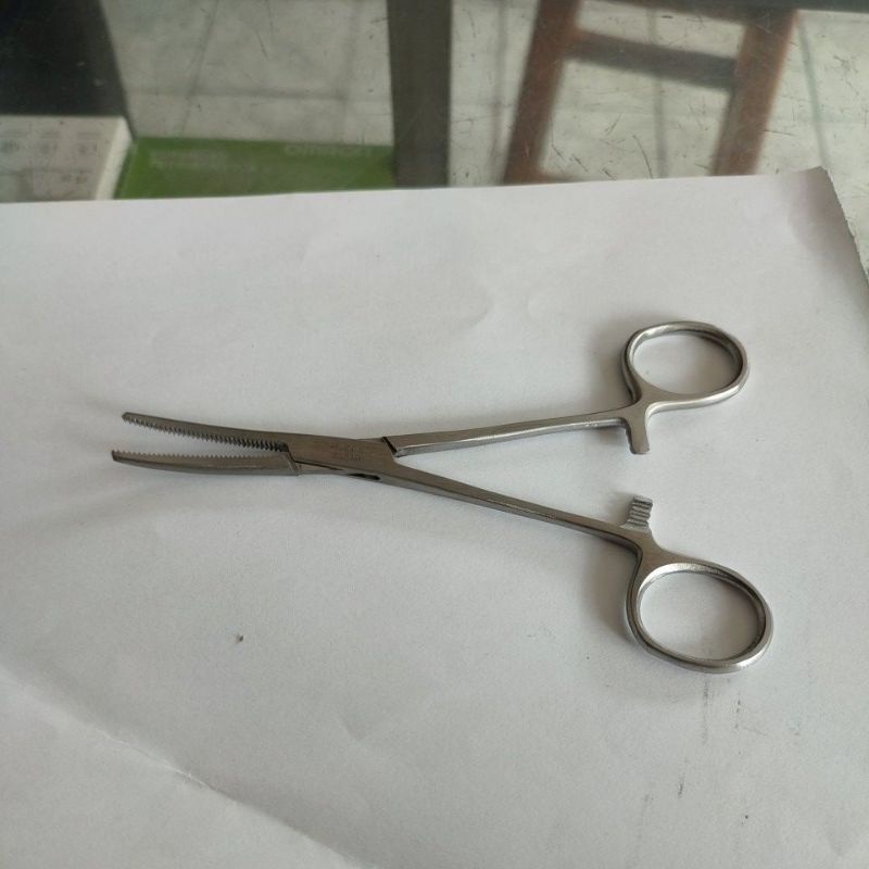 klem pean bengkok 14cm