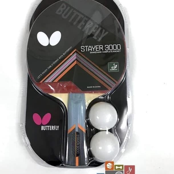 Cc Terbaik Dƒ Sale Bad Bed Bet Tenis Meja Pingpong Butterfly Stayer 3000 Fl Bola D Shopee Indonesia