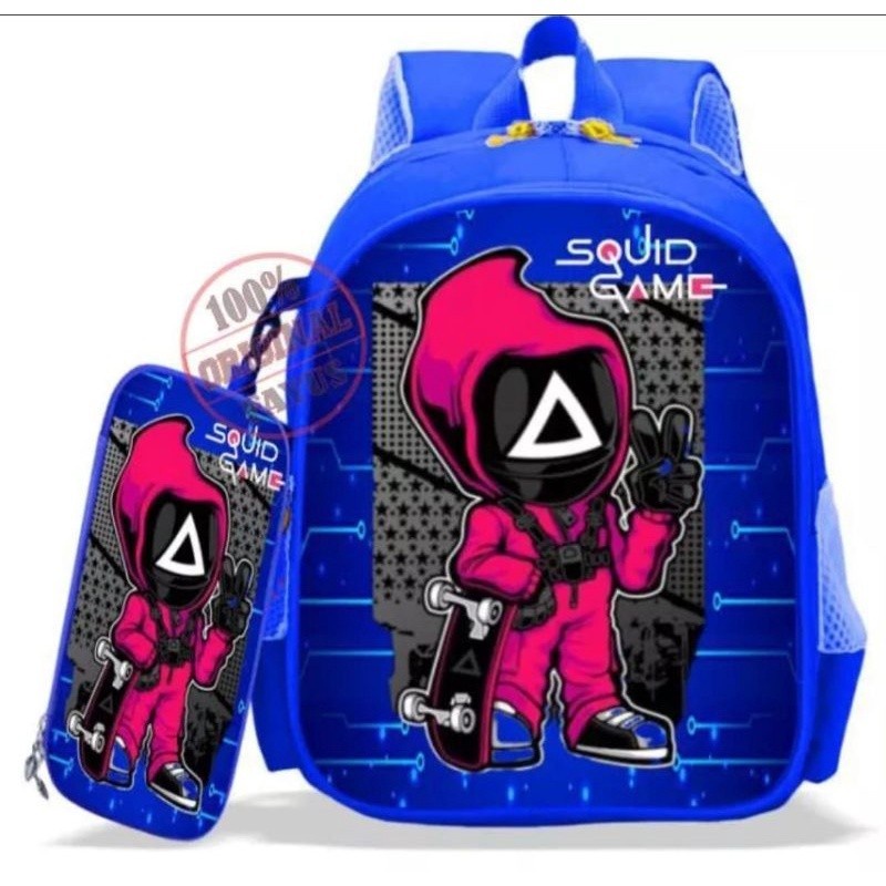 KSO_BAG - Tas Ransel Anak Terbaru Kekinian Backpack Carakter SQUID GAME Terbaru Termurah