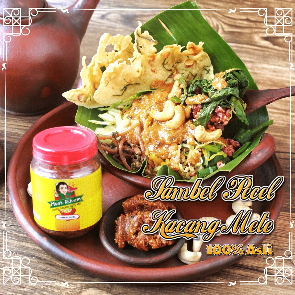 

SAMBEL PECEL KACANG METE MBOK DIKEM